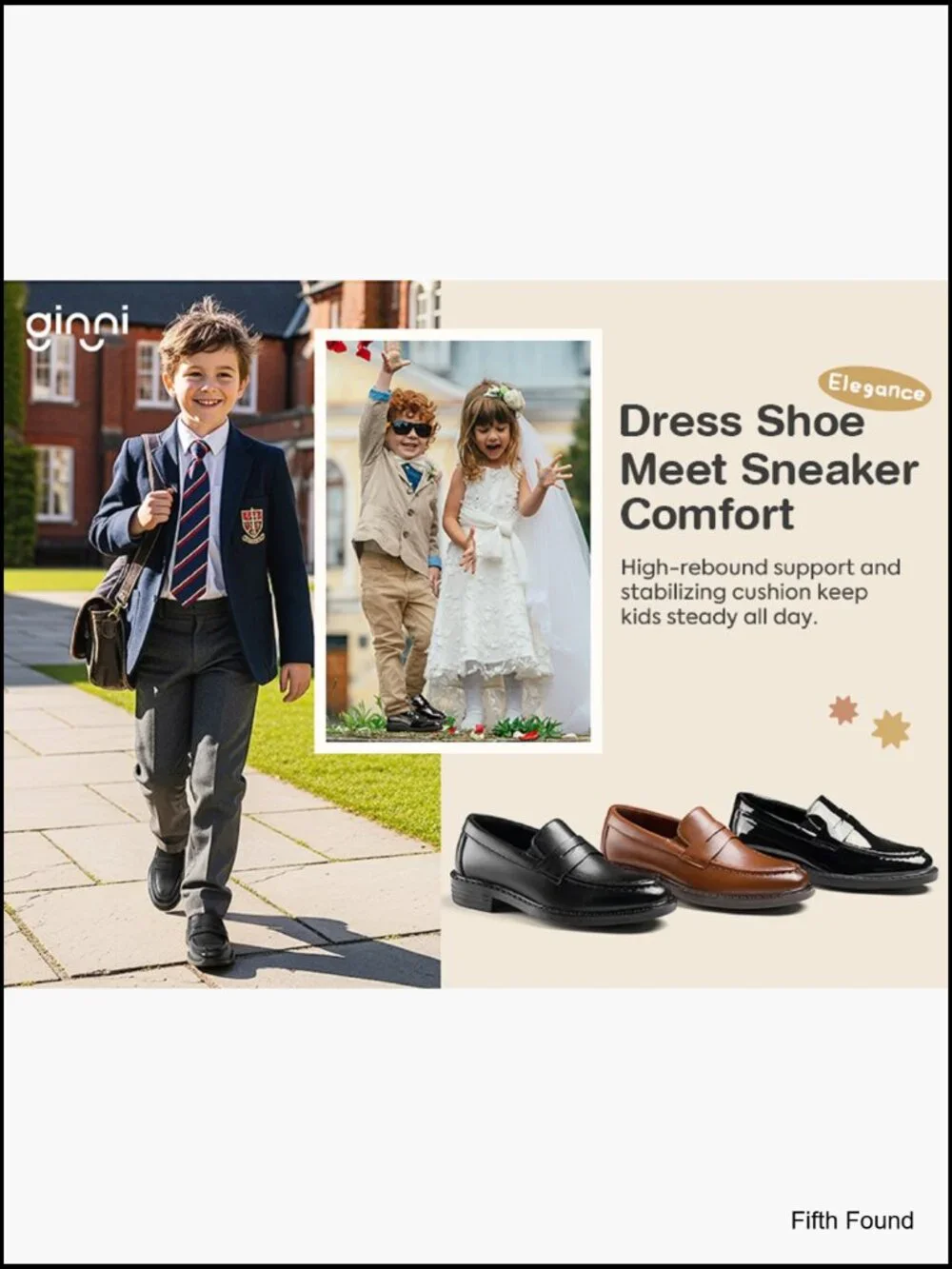 Boys Loafers Slip On Dress Shoes Lightweight Wedding Church